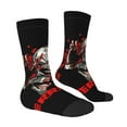 thumbnail image 3 of Terrifier Adult Socks Casual Tube Socks Durable Comfort Calf Socks Soft Elastic Crew Socks 2 Black-1, 3 of 9