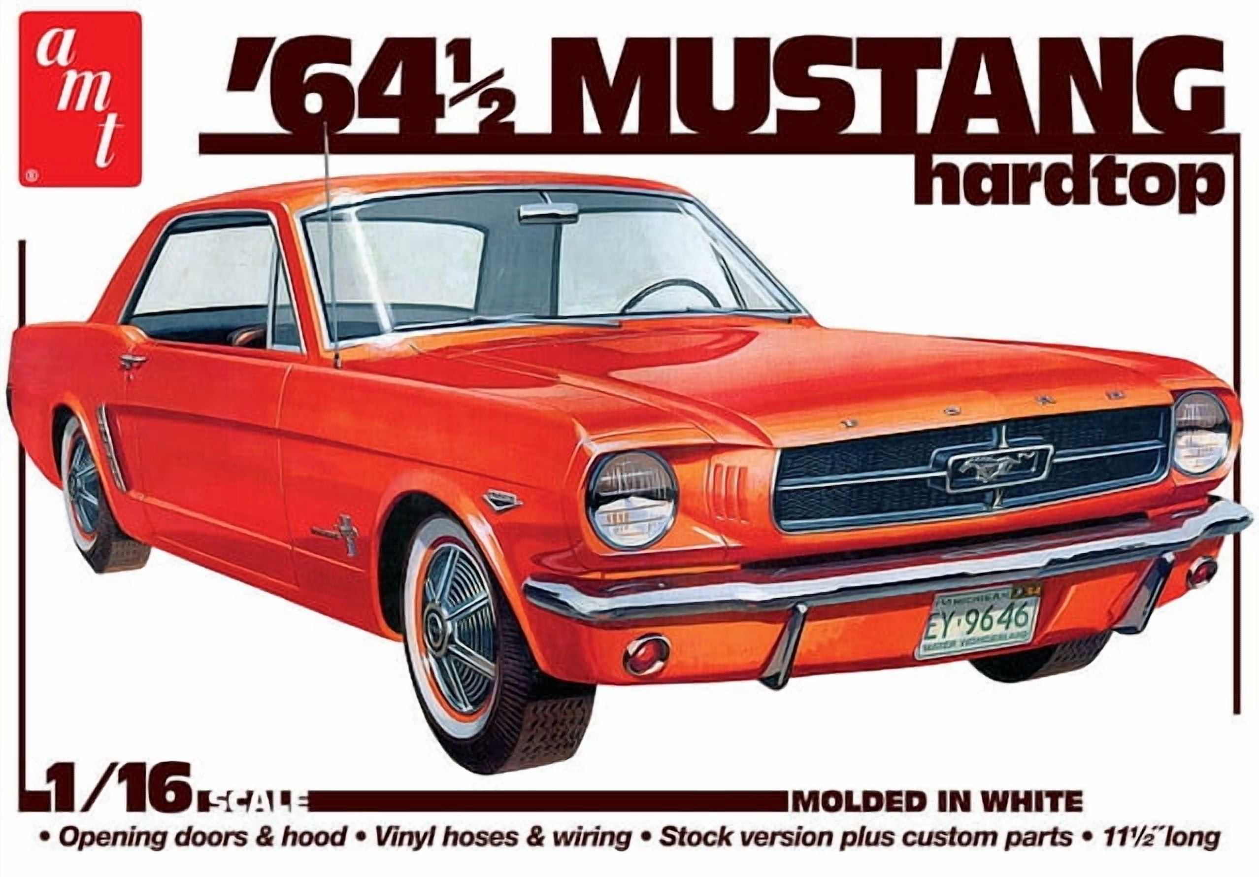 AMT 1964.5 Ford Mustang Coupe 60th Anniversary 1/25 Scale Model Kit