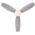 thumbnail image 4 of Westinghouse Lighting 7305200 48 in. Drake 3-Blade Gun Metal Indoor Ceiling Fan & Dimmable LED Light Fixture with Opal Frosted Glass & Remote Control Included, Weathered Oak, 4 of 5