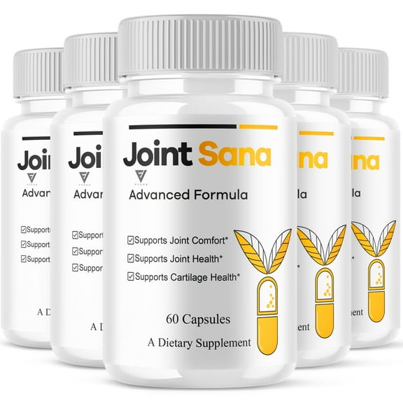 (5 Pack) Joint Sana Premium Joint Support Supplement, JointSana (300 Capsules)