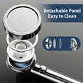 thumbnail image 4 of KAIYING Shower Head with Handheld Nozzle, 3 Spray Modes, Detachable, Hose, Adjustable Angle, Chrome, 4 of 6