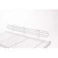 thumbnail image 4 of HSS Add-on Steel Wire Shelf Back Ledge Fits 36" Wide Wire Shelf Chrome 2-Pack, Hardware, 4 of 5