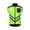 Green, variant on Lightweight Windproof Cycling Vest with 4-Way Stretch Fabric and Reflective Details for Men, Black, Size XL, 1 Pack