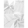 thumbnail image 4 of ValueVibe Lingerie for Women Sexy Lace Babydoll Open Front Lingerie Sets V-Neck Mesh Chemise Nightwear, White 2XL, 4 of 5