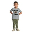 thumbnail image 3 of Get a Grip Golfing Golfer Joke Funny Toddler Boy Girl T Shirt Infant Toddler Brisco Brands 24M, 3 of 6