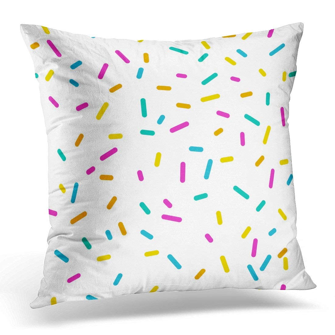 18x18 Donut Pattern & Gifts Donut Throw Pillow Multicolor 