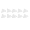thumbnail image 3 of Hearing  Domes Hearing  Ear Tips Hearing  Ear Plugs Silicone Ear Tips Earbud Tips 10Pcs 3 Hole White Hearing  Domes Earbud Tips Soft Static Free Silicone Hearing  Ear Tips Plugs, 3 of 8