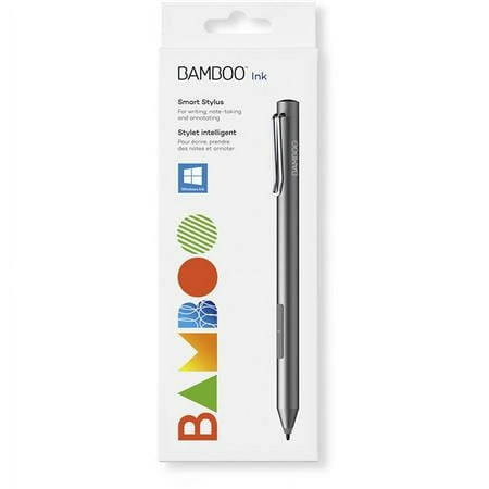 Wacom - Bamboo Ink Smart Stylus for Windows Ink; 2nd Generation - Gray