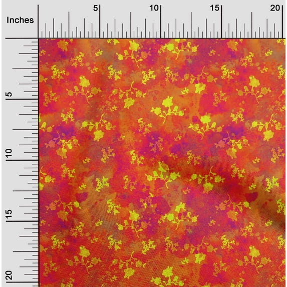 oneOone Polyester Lycra Red Fabric Batik Sewing Fabric By The Yard Printed Diy Clothing Sewing Supplies 56 Inch Wide