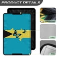 thumbnail image 4 of Psesaysky Bahamas Flag Butterfly RV Door Window Shade with Hook and Loop Fastener Foldable RV Window Cover Privacy Protection for Camper Trailer Decorative Accessories, 4 of 7