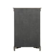 thumbnail image 4 of Traditional 47in Tall Chest with 5 Drawers Metal Handles for Bedroom Living Room Entryway, Fully Assembled,31" W x 15" D x 47" H, Darkgray Chest, 4 of 5