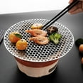 thumbnail image 4 of ziyahi Grille Ronde en Acier Inoxydable pour Amateurs de Barbecue Grille Ronde 22cm, 4 of 6