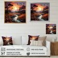 thumbnail image 4 of Designart "River'S Neo Expressionistic Harmony" Neo-Expressionism Floater Framed Wall Decor, 4 of 5