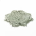 thumbnail image 5 of Home Soft Things Mongolian Faux-fur Pillow Covers Luxury Fluffy Throw Pillow Case Decorative Fuzzy Cushion Cover, No Pillow Insert, Set of 2 - Desert Sage - 20" x 20", 5 of 6