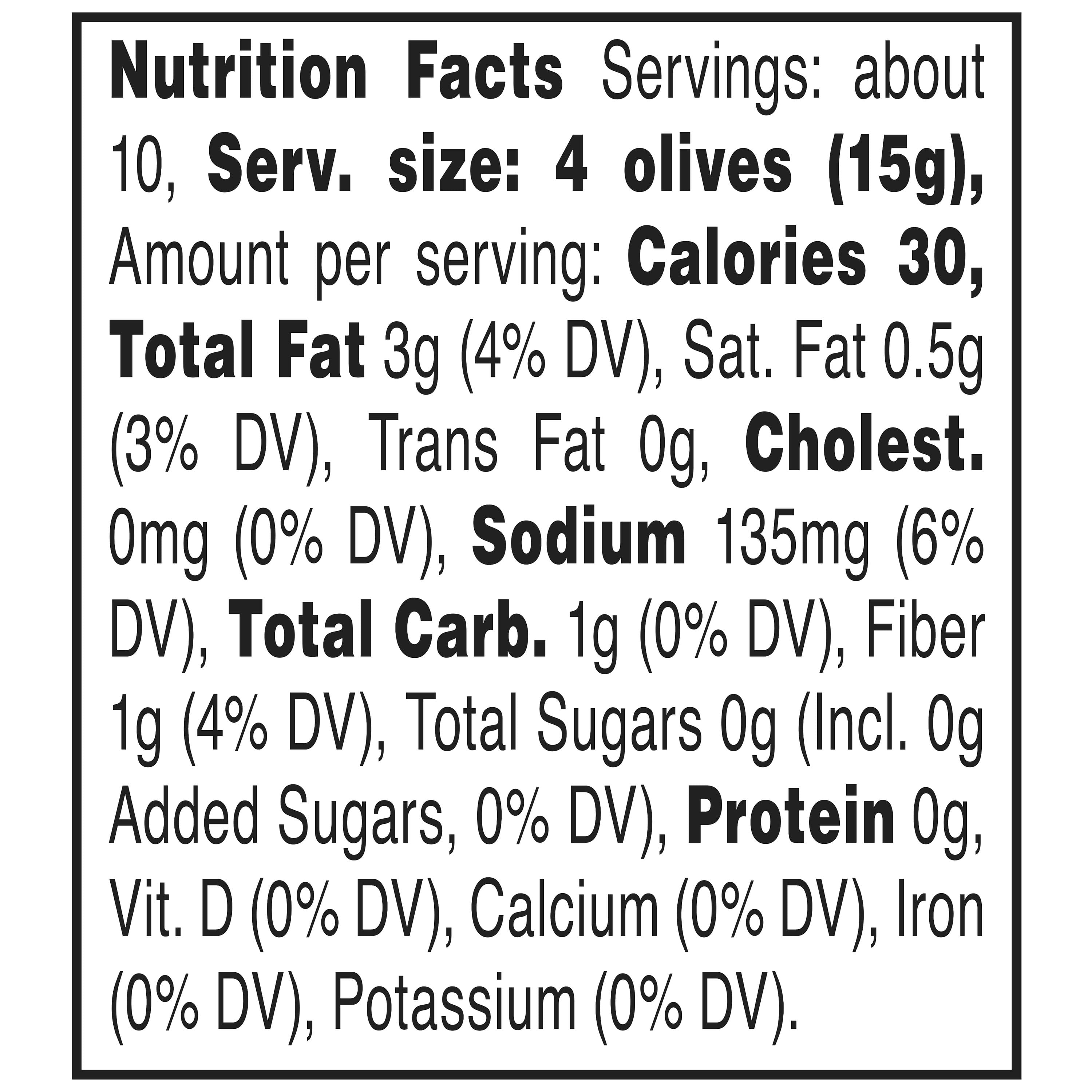 bettergoods Pitted Castelvetrano Olives, 5.29 oz Jar