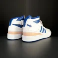 thumbnail image 4 of Ad-id-as Forum Mid Wrap Basketball Shoes Leather Sneakers Men's 10 Blue Tan White, 4 of 6