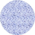 thumbnail image 1 of Ahgly Company Tapis Rond Lavable en Machine Intérieur Transitionnel Bleu Lavande, 4 Pieds Rond, 1 of 7