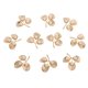 thumbnail image 4 of 10 Piezas Colgante de Encanto Forma de Hojas con Perlas Artificiales de Respaldo Plano para Proyectos de Arte y Manualiadades A31 Soledad Colgante de dijes de perlas, 4 of 10