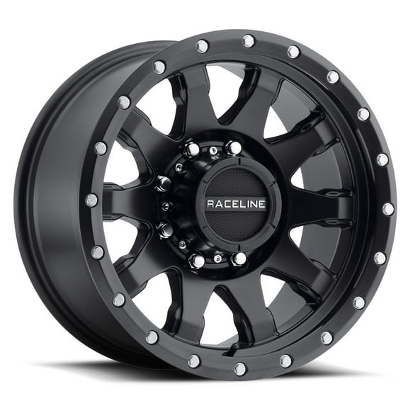 Raceline 934B-CLUTCH 20" Cast Aluminum Wheel, CLUTCH MATTE BLACK 20X10 8X170 -19mm