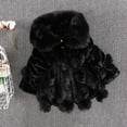 thumbnail image 2 of Feancey Toddler Girls Fleece Coats Baby Girl Faux Fur Warm Tunic Jackets Winter Fluffy Fuzzy Thick Coats for Kids Comfy Plush Outerwear Black 4-5 Years, 2 of 5