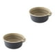 thumbnail image 4 of Colador Yuarrent Plástico Taomi Basket Utensilios de cocina multifuncionales Gris azulado pequeño 2Conjunto, 4 of 6