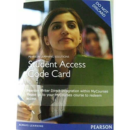 Pearson Learning Solutions Student Access Card for St.Petersburg College 1-323-11835-7, 9781323118351, Paperback, (Best Credit Card Offers For College Students)