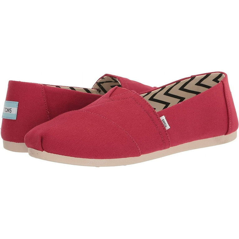 TOMS Recycled Cotton Canvas - Red TOMS Recycled Cotton Canvas - Red