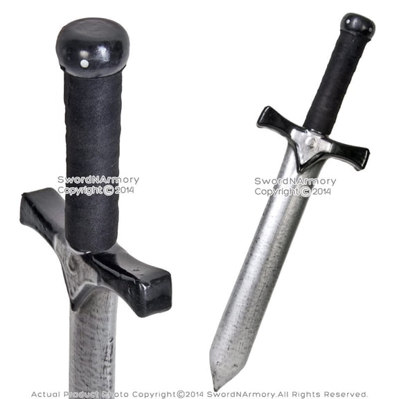 18" Fantasy Dark Knight Dagger LARP Foam Short Sword Latex Game