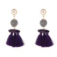 thumbnail image 1 of Pendientes de Borla Jinwen Bohemio con Perla Coral, 1 of 5