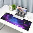 thumbnail image 3 of Galaxy Print Extended Big Mouse Pad Large,XL Gaming Mouse Pad Desk Pad,31.5x11.8inch Long Computer Keyboard Mouse Mat Mousepad with Non-Slip Base and Stitched Edge for Home Office Work, 3 of 7