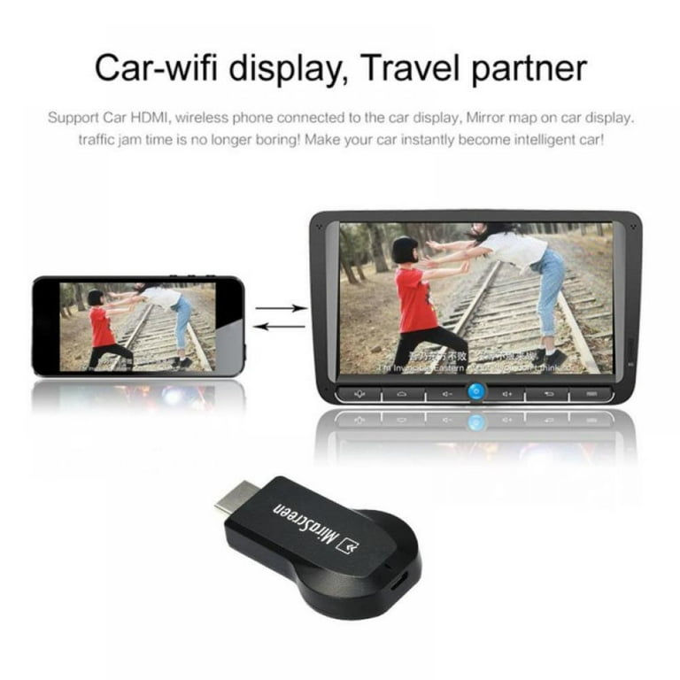 Wireless WiFi Cable HDMI 1080P Display Dongle For Samsung Android Phone To  TV