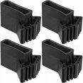 thumbnail image 1 of Patas de escalera, 4 patas de escalera antideslizantes, juego de almohadillas de goma para patas de escalera, cubiertas para patas de escalera, cubiertas negras para patas de escalera para, 1 of 5