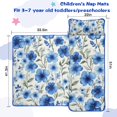 thumbnail image 5 of Pioneer Flower Floral Print Pattern Toddler Nap Mats for Kids Preschool,Sleeping Mat Bag or Kids,Toddler Sleeping Bag,Toddler Nap Mat or Daycare, 5 of 6