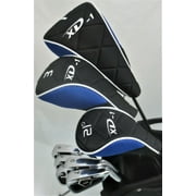 Mens Complete Golf Set - Right Handed Clubs Driver, Fairway Wood, Hybrid, Irons, Putter, Stand Bag Regular Flex