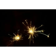 Wedding Sparklers- 100 Sparklers-20 Inch- Length- Gold Wire- Used For Wedding Exits and Send Offs-20 Packs of 5