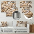 thumbnail image 4 of Designart "Beige Clam Seashell Euphony II" Clam Metal Wall Art, 4 of 5
