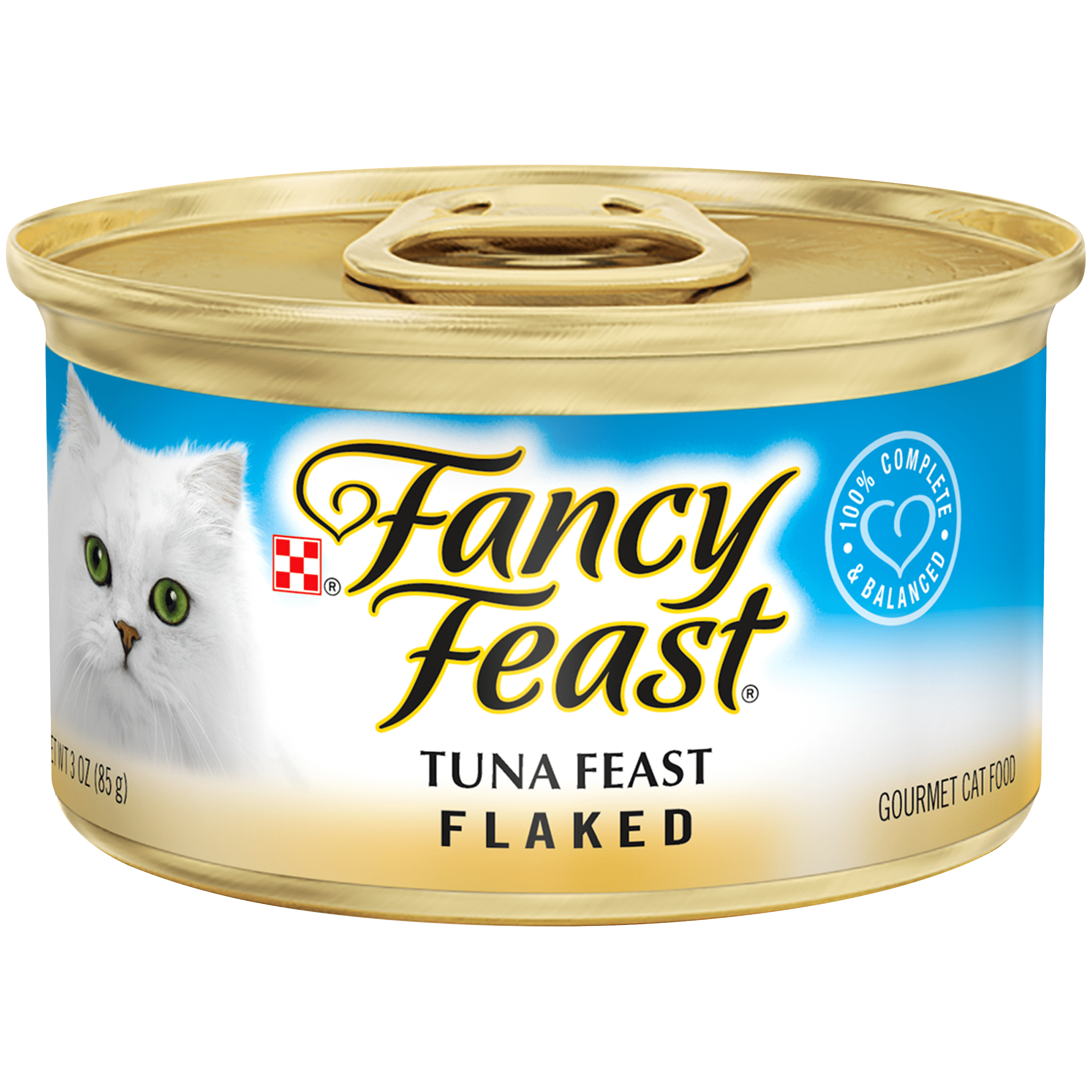 Purina Fancy Feast Wet Cat Food, Flaked Tuna Feast 3 oz. Can