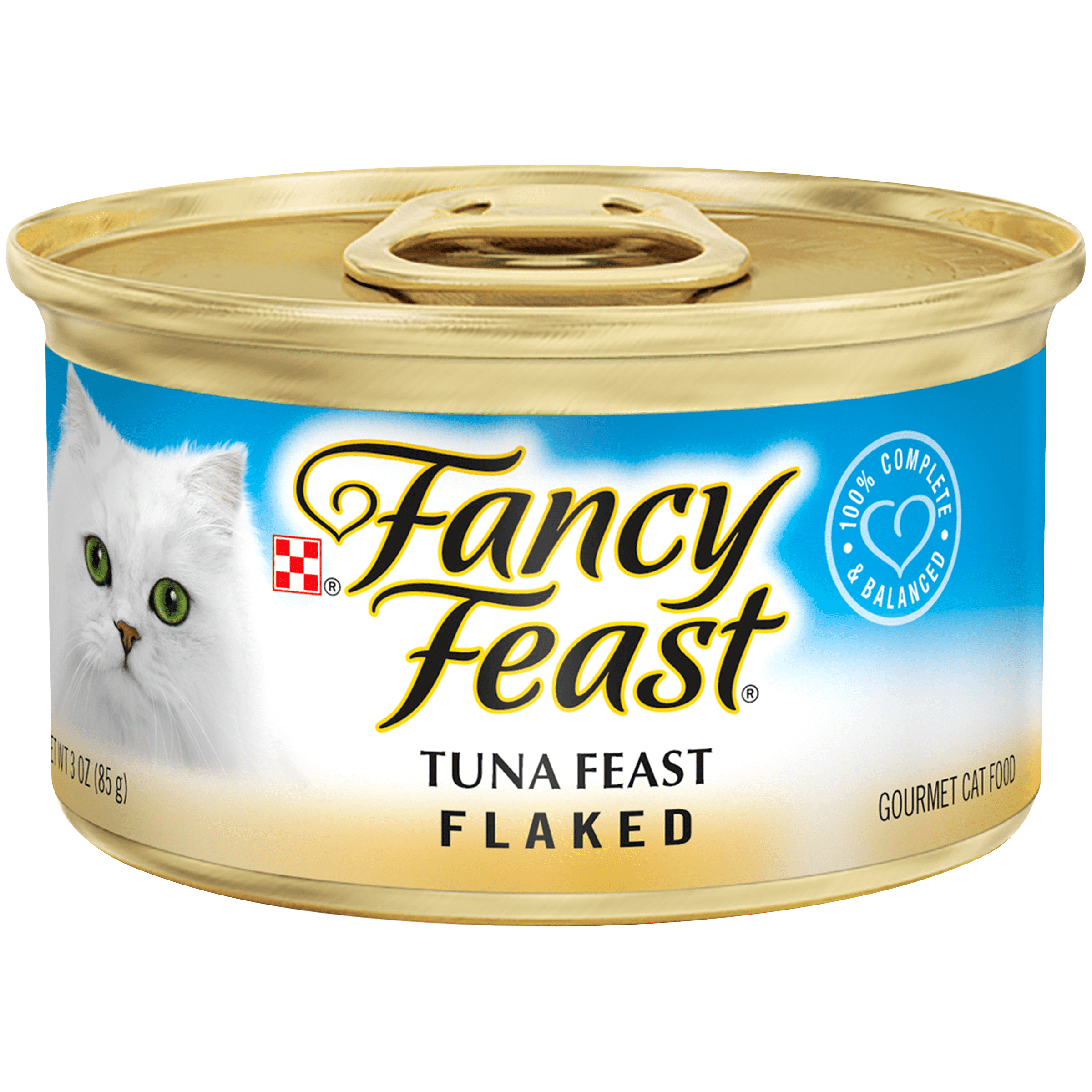 Purina Fancy Feast Wet Cat Food Flaked Tuna Feast 3 Oz Can 