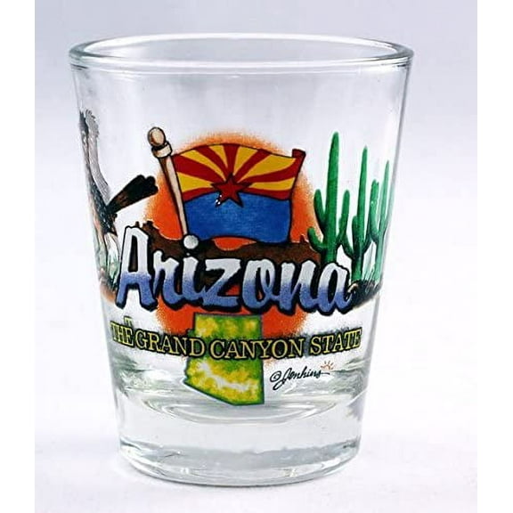 Arizona Grand Canyon State Elements Shot Glass jks