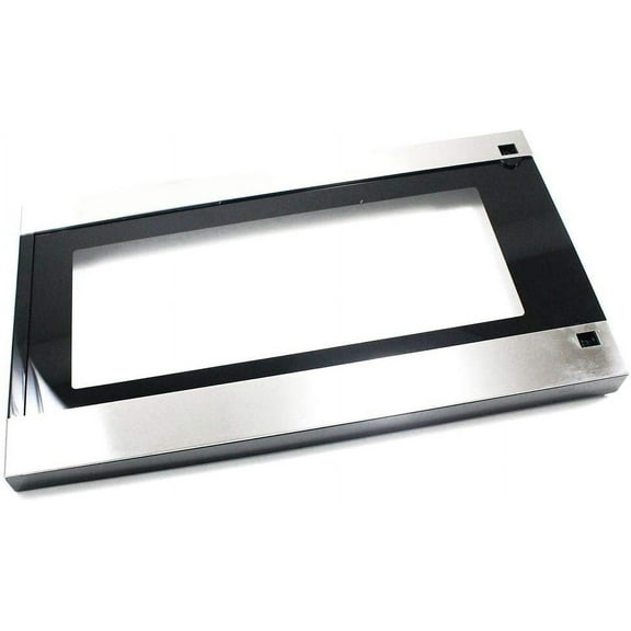 LG Genuine OEM AGM73812501 Microwave Door Outer Panel Parts Assembly