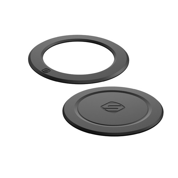 Scosche - Adaptador magnético calcomanía - Compatible con iPhone 8, X, 11, SE y Android con carga in multicolor