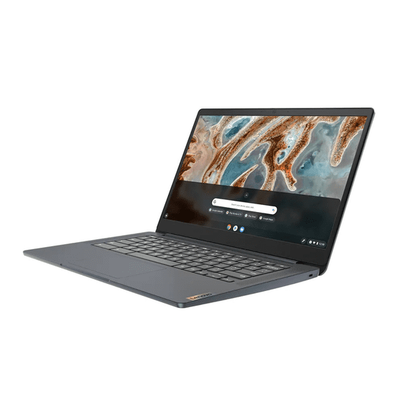 Pre-Owned Lenovo IdeaPad 3 Chromebook, 14" HD, MediaTek MT8183, 4GB RAM, 64GB eMMC, ARM Mali-G72 MP3, Chrome OS, Abyss Blue, 82KN002GUS