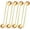Gold-8PCS, variant on Cterwk 2 Pcs Stainless Steel Coffee Spoons, Tea Spoons Long Handle Teaspoons, Ice Tea Spoons, Long Spoons, Gold