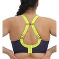 thumbnail image 3 of Elomi Energise J-Hook Underwire Sports Bra (8041),36J,Navy, 3 of 5