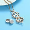 thumbnail image 5 of Pet Cremation Jewelry For Ashes For Dog/Cat Paw Stainless Steel Memorial Locket Urn Necklace Inside Mini Case Keepsake Cremation Jewelry Women Men, 5 of 6