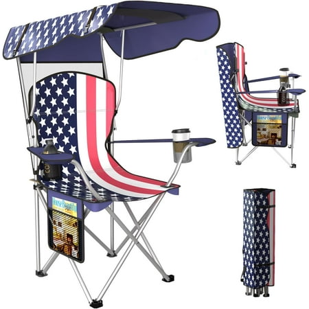 portable camping chair with canopy product