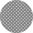 thumbnail image 1 of Ahgly Company Indoor Round Patterned Gray Cloud Gray Area Rugs, 7' Round, 1 of 6