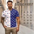 thumbnail image 6 of Aplkyhs USA Letter Print Matching Golf Shirts for Couple Lightweight Quarter Zip Mens Hawaiian Shirt Golf Accessories for Men Machine Washable Quick Dry for Golf Enthusiasts, 6 of 6