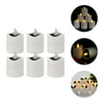 thumbnail image 3 of GOOHOCHY Lámpara solar recargable de cera de té de 6 piezas, lámpara solar LED de vela, luz solar de vela para exteriores, 3 of 8