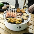 thumbnail image 4 of Hiroekza Home and Kitchen, Round outdoor Barbecue Grill Barbecue Grill Around the Stove Cooking Tea Barbecue Grill Grill Charcoal Fire Grill outdoor Fryer Room Kitchen Gadgets, 4 of 8